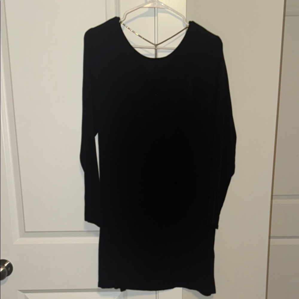 H&M Black Long Sleeve Dress